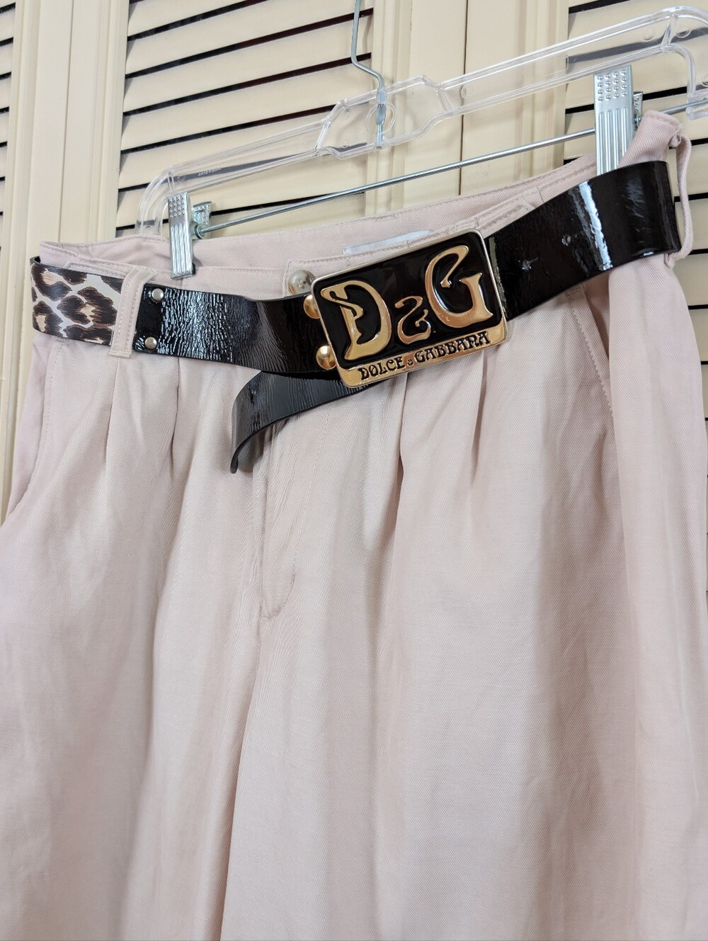 LABOR ONE DAY SALE D&G BLACK LEATHER BELT